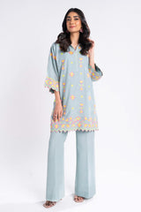 Alkaram FW_58-24 Light Blue Winter Collection 2024