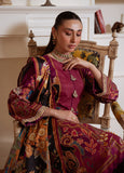 Gulaal Imperial Plum Velouré Printed Silk 2025