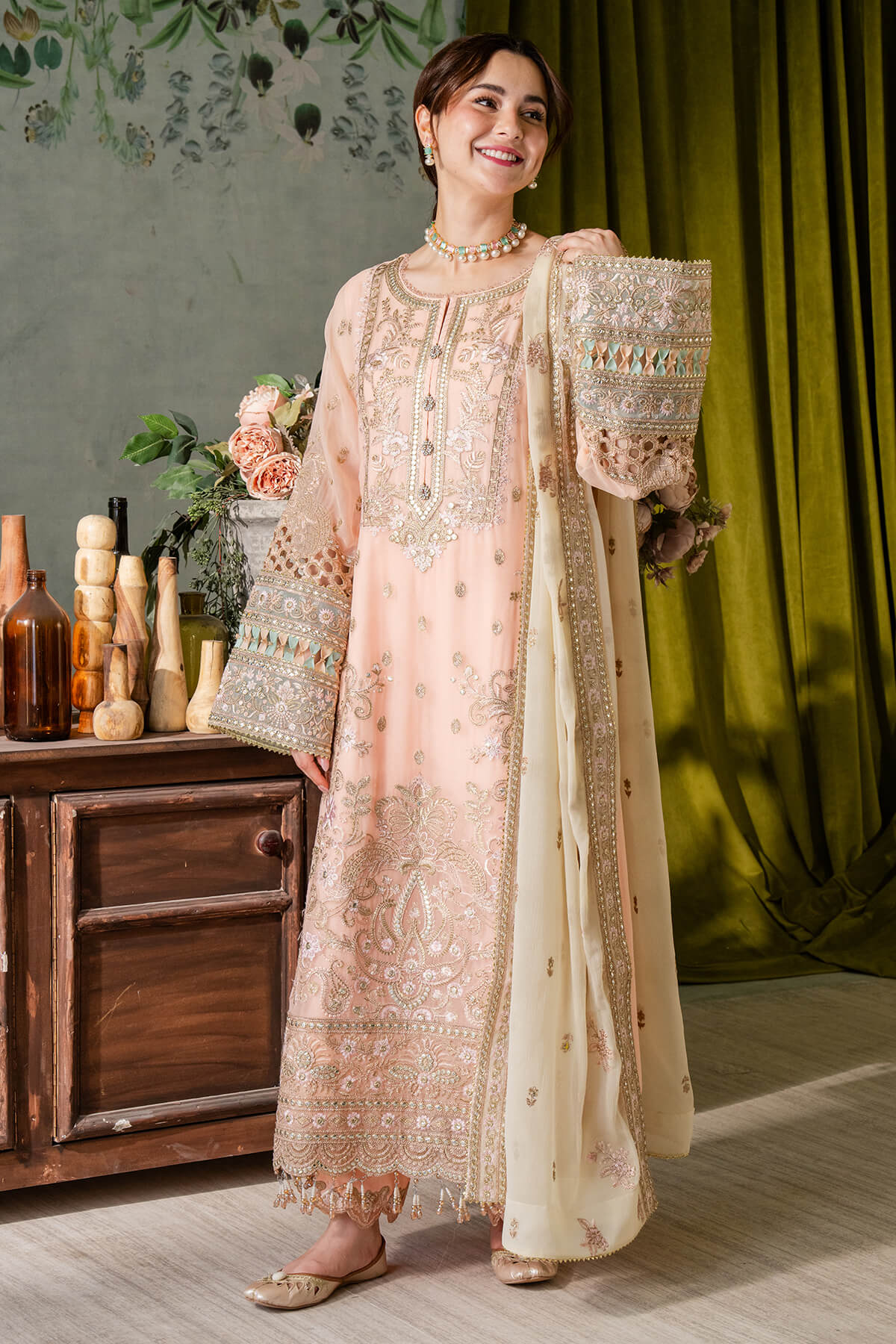 Imrozia Premium I-193 Kashud Naina Chiffon Collection 2024