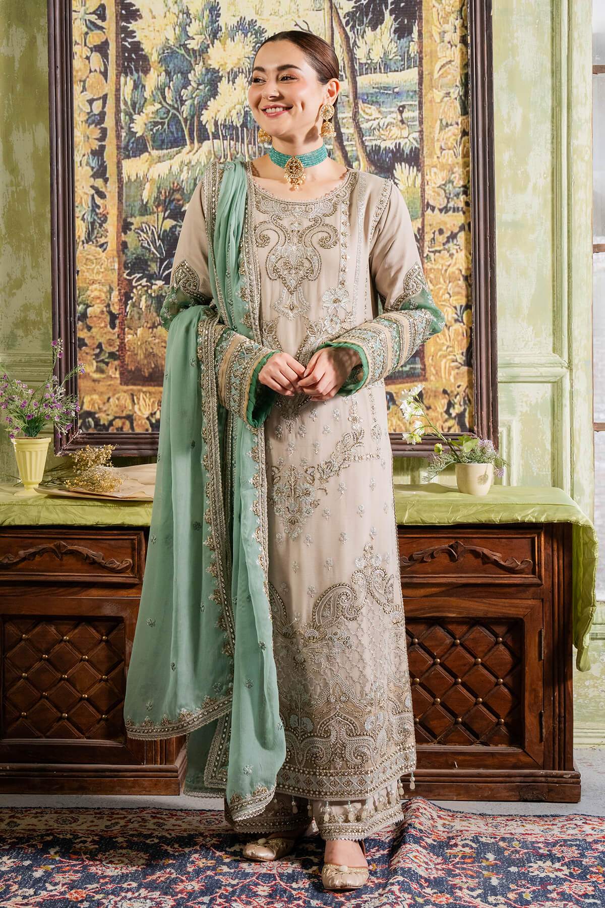 Imrozia Premium I-198 Beena Naina Chiffon Collection 2024