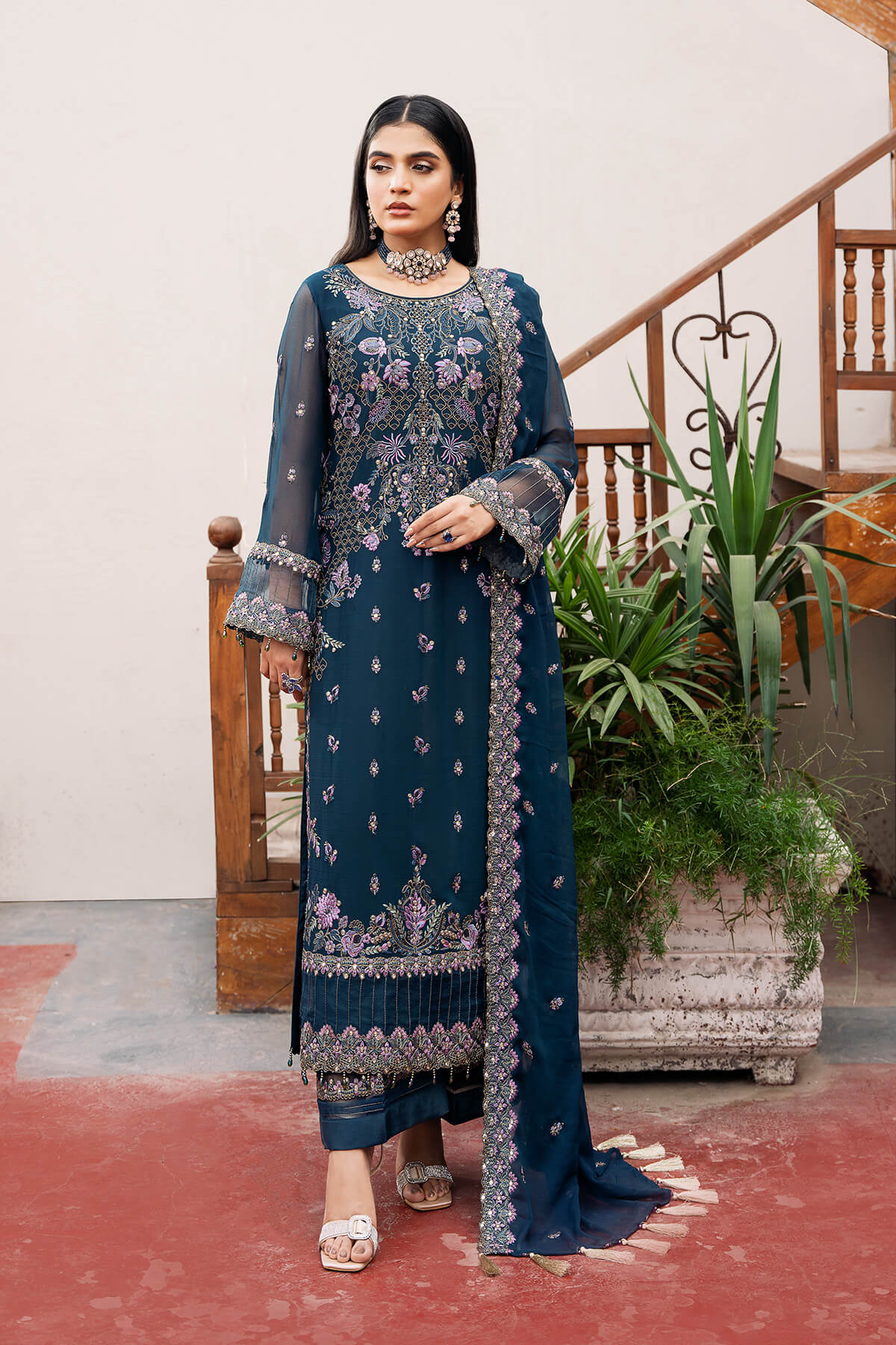 Imrozia I-212 Chamak Sitarah Luxury Chiffon 2024