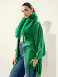 Limelight I8883CS-FRE-GRN_DyedWoolenCapeShawl Cape  2025