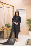 Zainab Fazlani Qaraar-black Georgia Lawn 2024