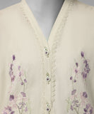 Junaid Jamshaid  JLU-S-26-4614 Threaded Bloom-1 White Pre Winter Collection 2026