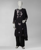 Junaid Jamshaid  JLU-S-26-4617 Threaded Bloom-4 Black Pre Winter Collection 2026