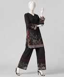 Junaid Jamshaid  JST-S-26-2467/S Fleur Block Perfume-04 Black Seersucker Pre Winter Collection 2026