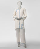 Junaid Jamshaid  JST-S-26-2469/S Indigo-02 White Pre Winter Collection 2026
