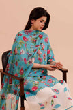 Nishat Linen 3 Piece - Printed Suit - KFE24-04 Luxury Collection 2024