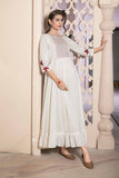 Nishat Linen Embroidered Dress - KFE24-12 Luxury Collection 2024