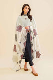 Nishat Linen Embroidered Dupatta - KFE24-127 Luxury Collection 2024