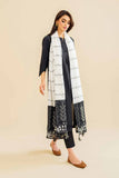 Nishat Linen Embroidered Dupatta - KFE24-130 Luxury Collection 2024