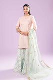 Nishat Linen 3 Piece - Printed Embroidered Suit - KFE24-75 Luxury Collection 2024