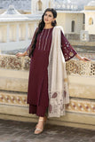Nishat Linen 3 Piece - Embroidered Suit - KFE24-90 Luxury Collection 2024