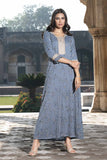 Nishat Linen Embroidered Dress - KFS24-09 Luxury Collection 2024