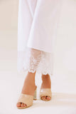 Nishat Linen Embroidered Trousers - KFS24-100 Luxury Collection 2024