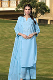 Nishat Linen 3 Piece - Embroidered Suit - KFS24-14 Luxury Collection 2024