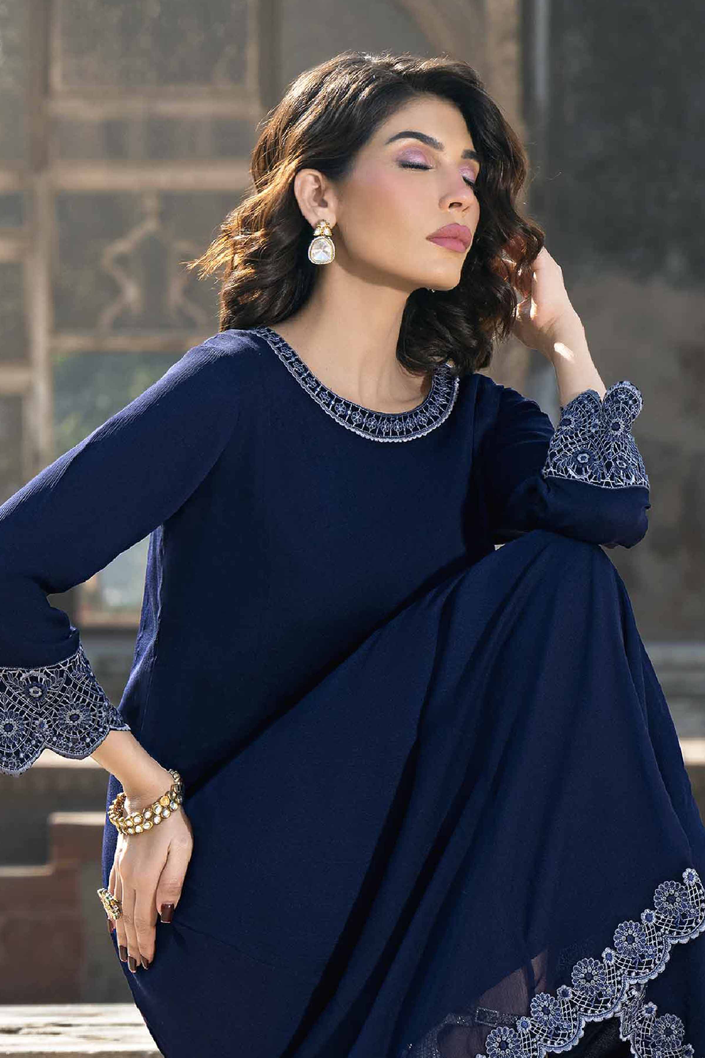 Nishat Linen Embroidered Dress - KFS24-19 Luxury Collection 2024 Sara Clothes Nishat Linen Embroidered Dress - KFS24-19 Luxury Collection 2024 Sara Clothes