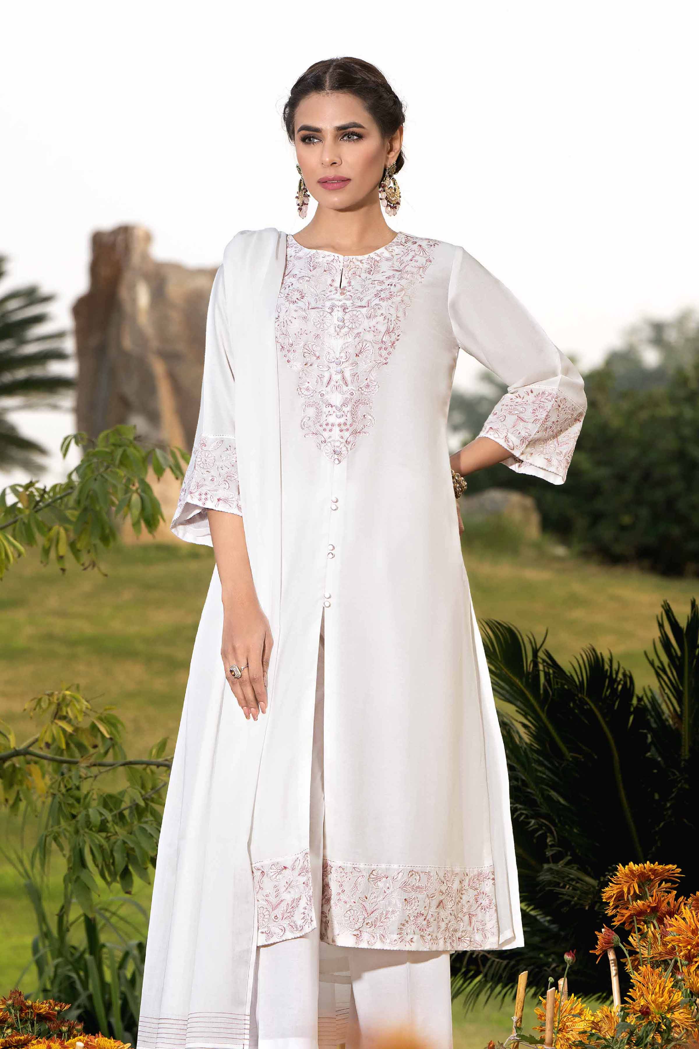 Nishat Linen 3 Piece - Embroidered Suit - KFS24-25 Luxury Collection 2 Sara Clothes Nishat Linen 3 Piece - Embroidered Suit - KFS24-25 Luxury Collection 2 Sara Clothes