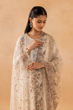 Nishat Linen Embroidered Dupatta - KFS24-60 Luxury Collection 2024
