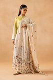 Nishat Linen Embroidered Dupatta - KFS24-63 Luxury Collection 2024