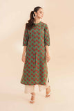 Nishat Linen Printed Shirt - KPE24-16 Luxury Collection 2024