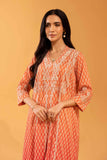 Nishat Linen Printed Embroidered Shirt - KPS24-02 Luxury Collection 2024