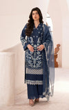 Asifa N Nabeel Celestial Midnight-(LEL25-02) Zaina Llimited Luxury Lawn 2025