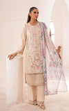 Asifa N Nabeel Ivory Bloom-(LEL25-04) Zaina Llimited Luxury Lawn 2025