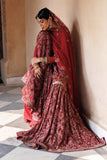 Maria B LF-1117-Deep Red M Luxe Fabrics 2026