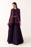 Maria B LF-1004-Deep Purple M Luxe Fabrics 2026