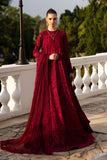 Maria B LF-1012-Deep Red M Luxe Fabrics 2026