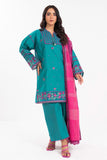 Alkaram LL-17-25-1-Turquoise Luxury Lawn Summer 2025