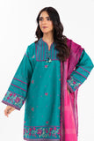 Alkaram LL-17-25-1-Turquoise Luxury Lawn Summer 2025