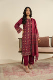 Alkaram M-19-25-3-Maroon Winter Collection 2025