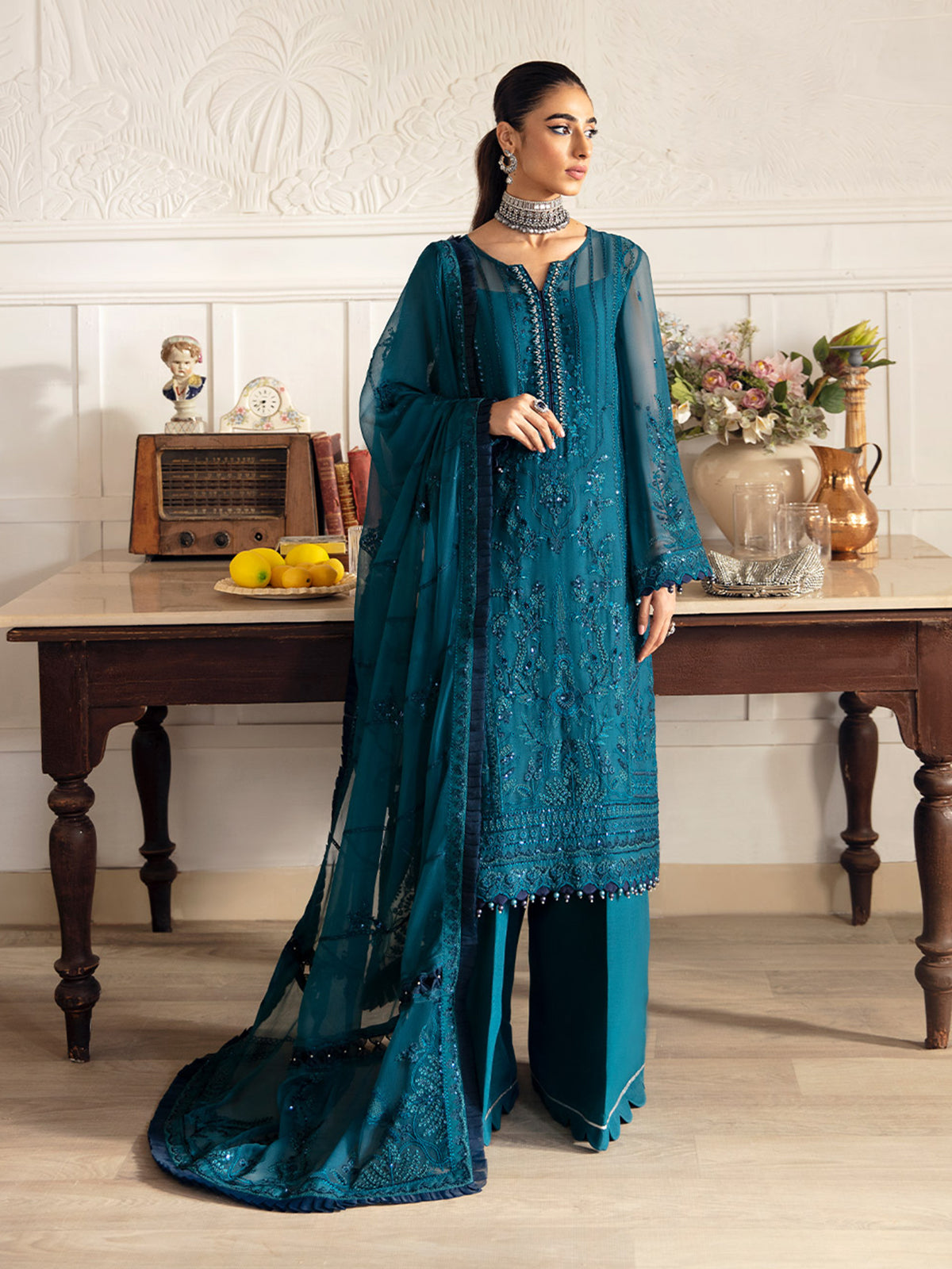 Gulaal Marleen GL-EC-23V1-08 Chiffon Collection Volume 1 2024