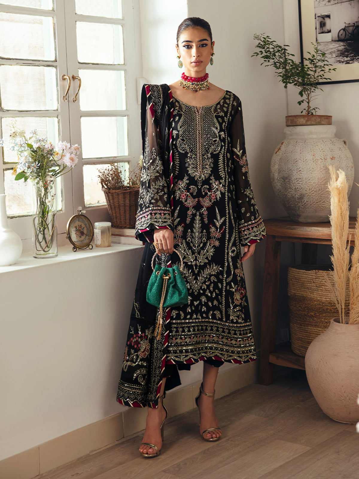 Gulaal Noir GL-EC-23V1-06 Chiffon Collection Volume 1 2024