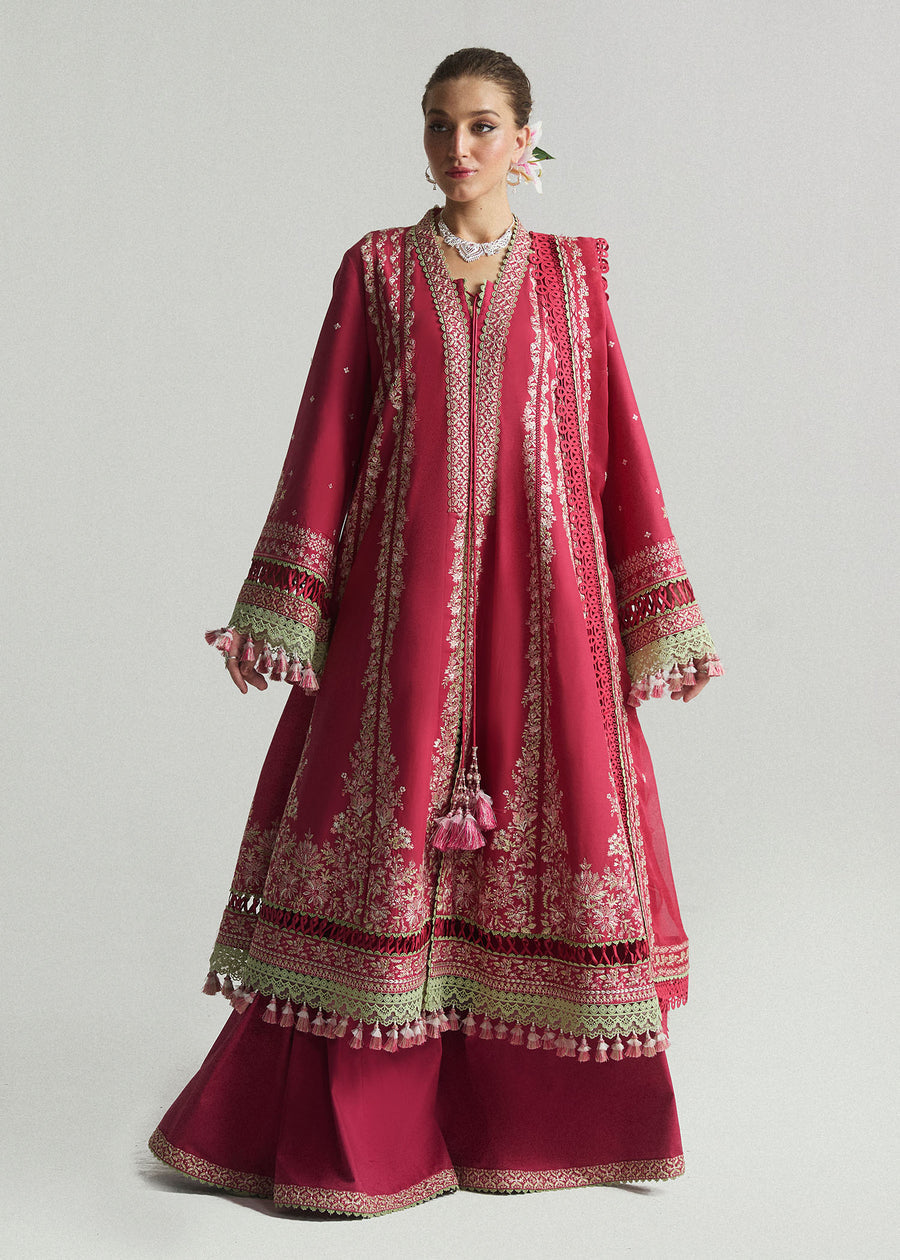 hussain rehar red dress Dilrubah HussainRehar