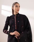 Sapphire  3 Piece Embroidered Cambric Suit PEDY24DFV512 Intermix Collection 2024