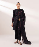 Sapphire  3 Piece Embroidered Cambric Suit PEDY24DFV512 Intermix Collection 2024