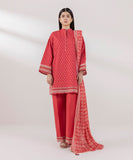 Sapphire  3 Piece Embroidered Cambric Suit PEDY24DFV513 Intermix Collection 2024