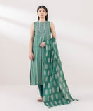Sapphire  3 Piece Embroidered Lawn Suit PEDY24DFV519 Intermix Collection 2024