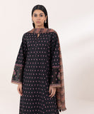 Sapphire  3 Piece Embroidered Cambric Suit PEDY24DFV520 Intermix Collection 2024