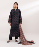Sapphire  3 Piece Embroidered Cambric Suit PEDY24DFV520 Intermix Collection 2024