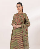 Sapphire  3 Piece Embroidered Cambric Suit PEDY24DFV521 Intermix Collection 2024