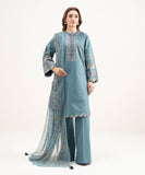 Sapphire 3PESUS26V111 Embroidered Dobby Suit Eid 1 2026