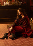 Alkaram FW-28-24-Maroon  Winter Collection 2024