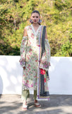 AJR Couture Pink Patel Printkari Lawn 2025