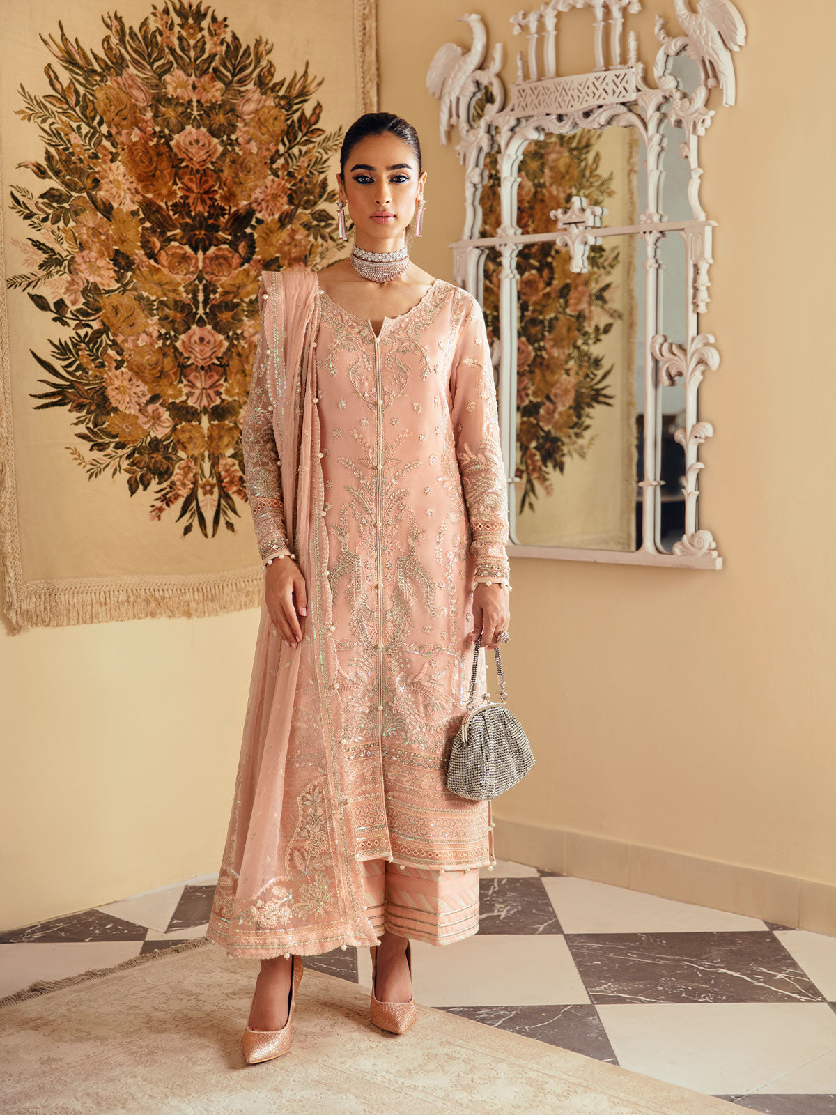 Gulaal Rosalie GL-EC-23V1-03 E Chiffon Collection Volume 1 2024