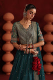 Maria B SF-EA26-27-Teal Luxury Formals Pre-Fall 2026
