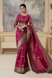 Maria B Saree Fusion Pink SF-W23-57 Evening Wear 2024